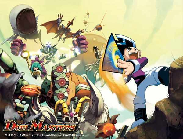 An image of Duel Masters casts.